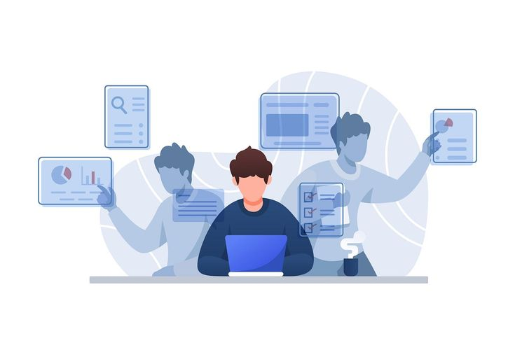 cloud hosting illustration